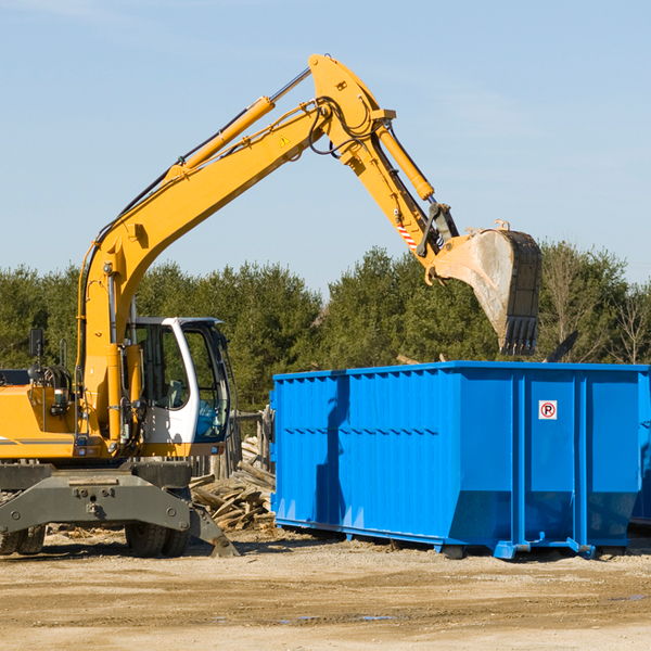 can i request a rental extension for a residential dumpster in Frost